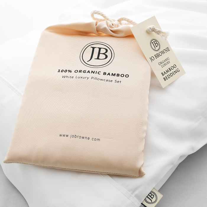 Set Of 2 Luxury Organic Bamboo Silk Pillowcases