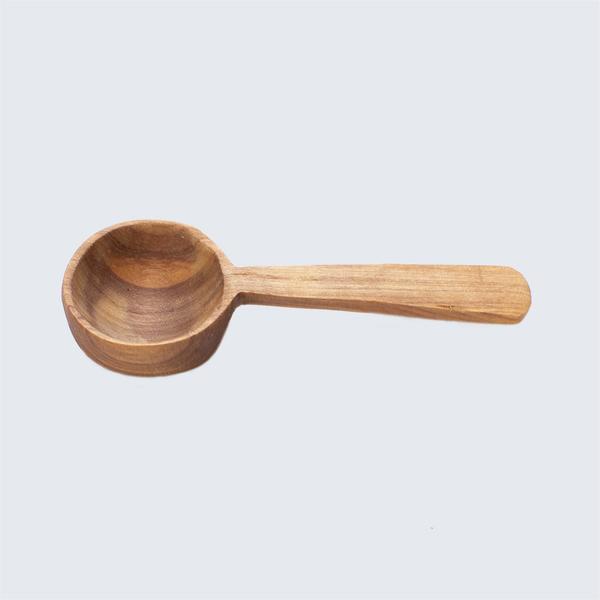 Olive Wood Flat Base Coffee Spoon