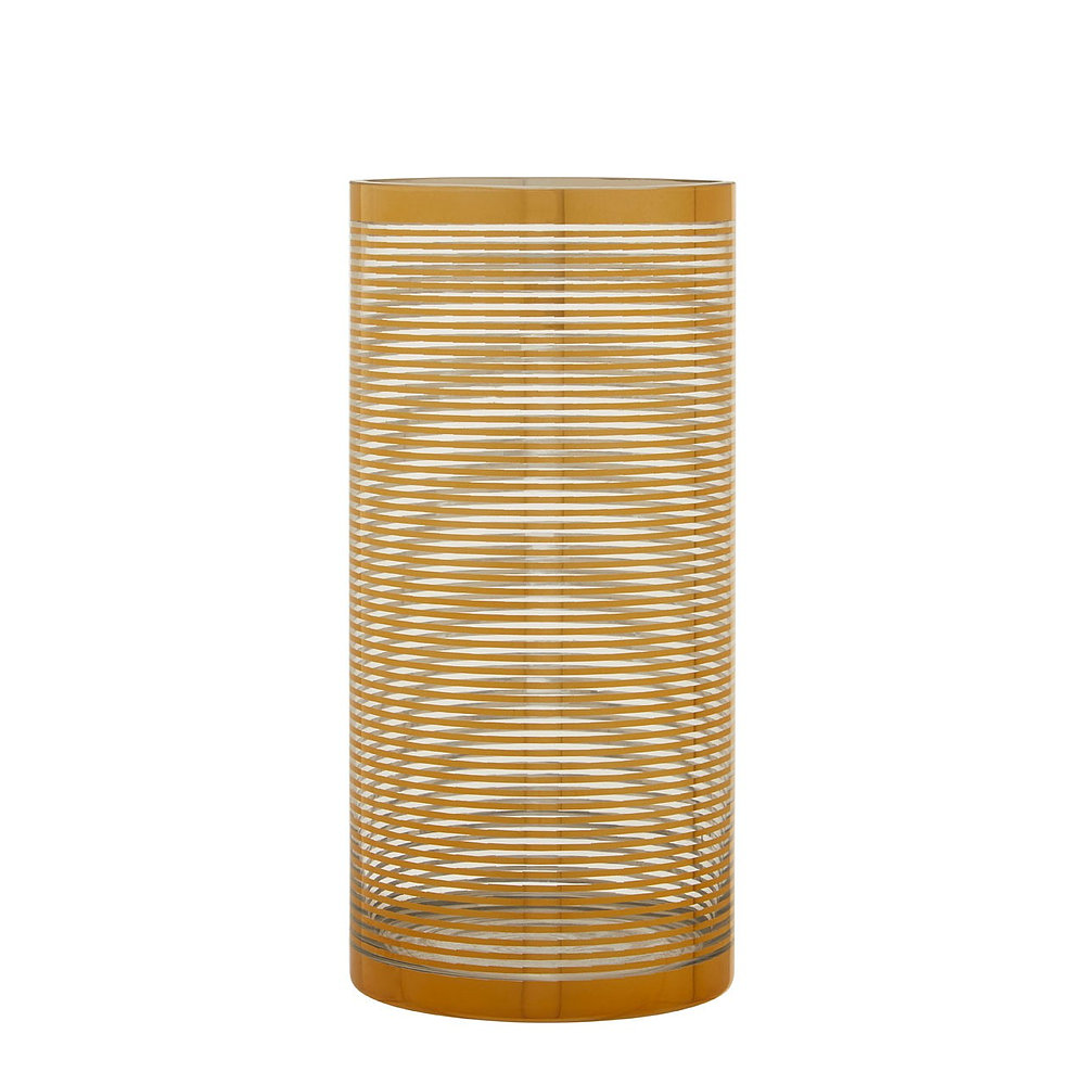 Victoria & Co. Gold Striped Vase Small
