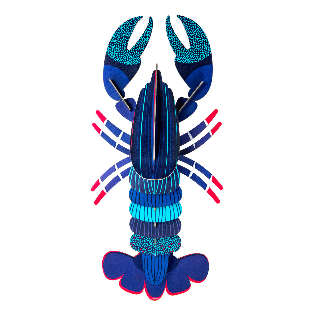 Studio Roof Blue Paper Sea Animal Lobster