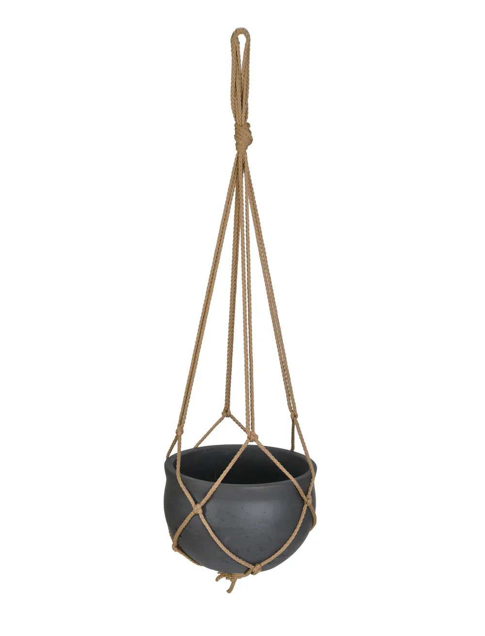 Garden Trading Stratton Hanging Pot In Carbon