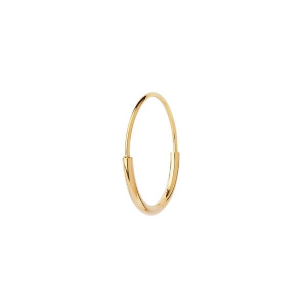 | Delicate 18 Hoop Earring | 18k Gold