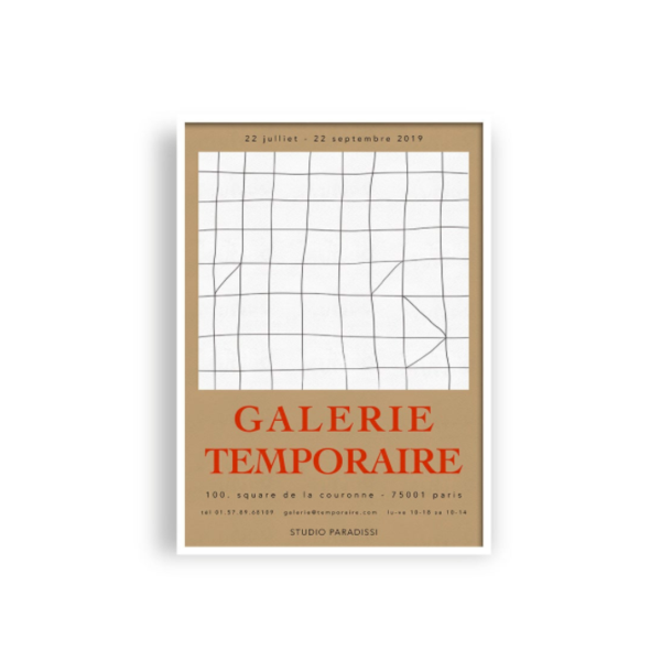 Studio Paradissi | Galerie Temporaire 03 Print | 30 X 40