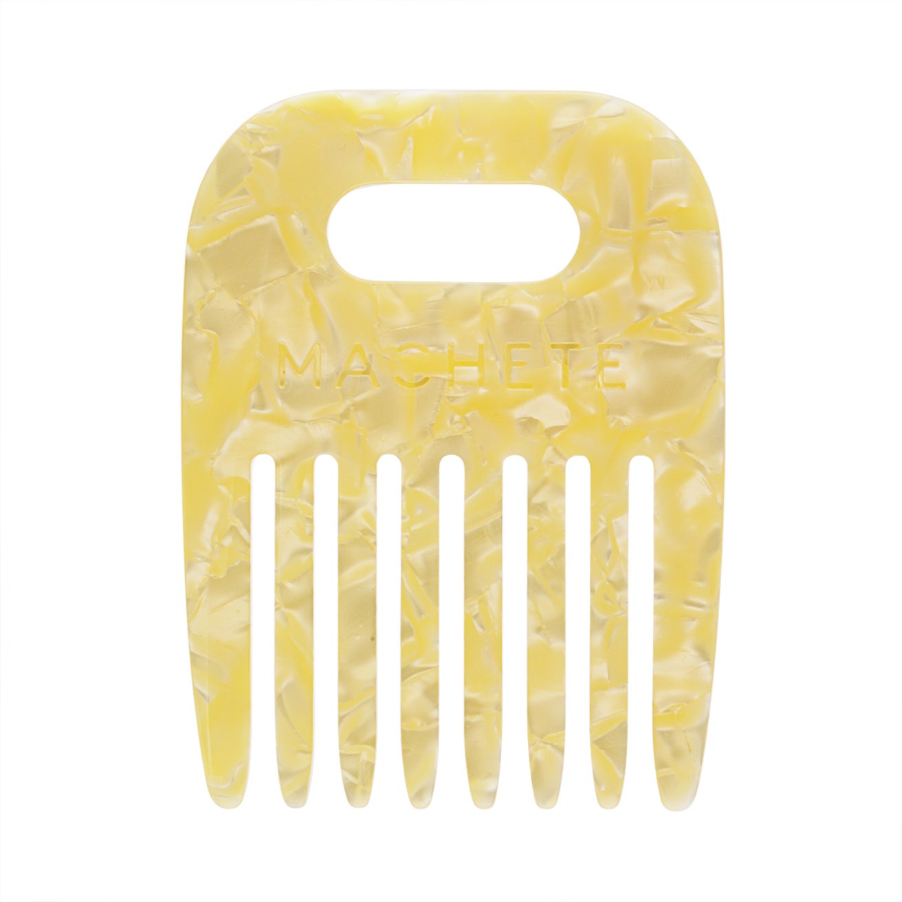 Machete Comb in Butter yellow