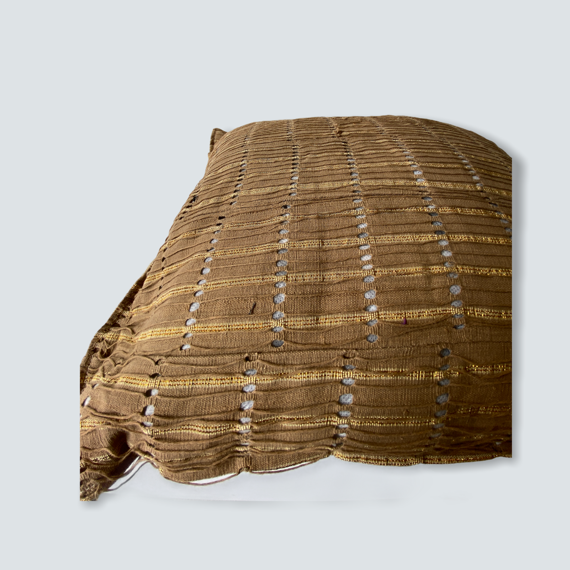 botanicalboysuk Aso Oke Cloth Nigerian Cushion 50 X 50
