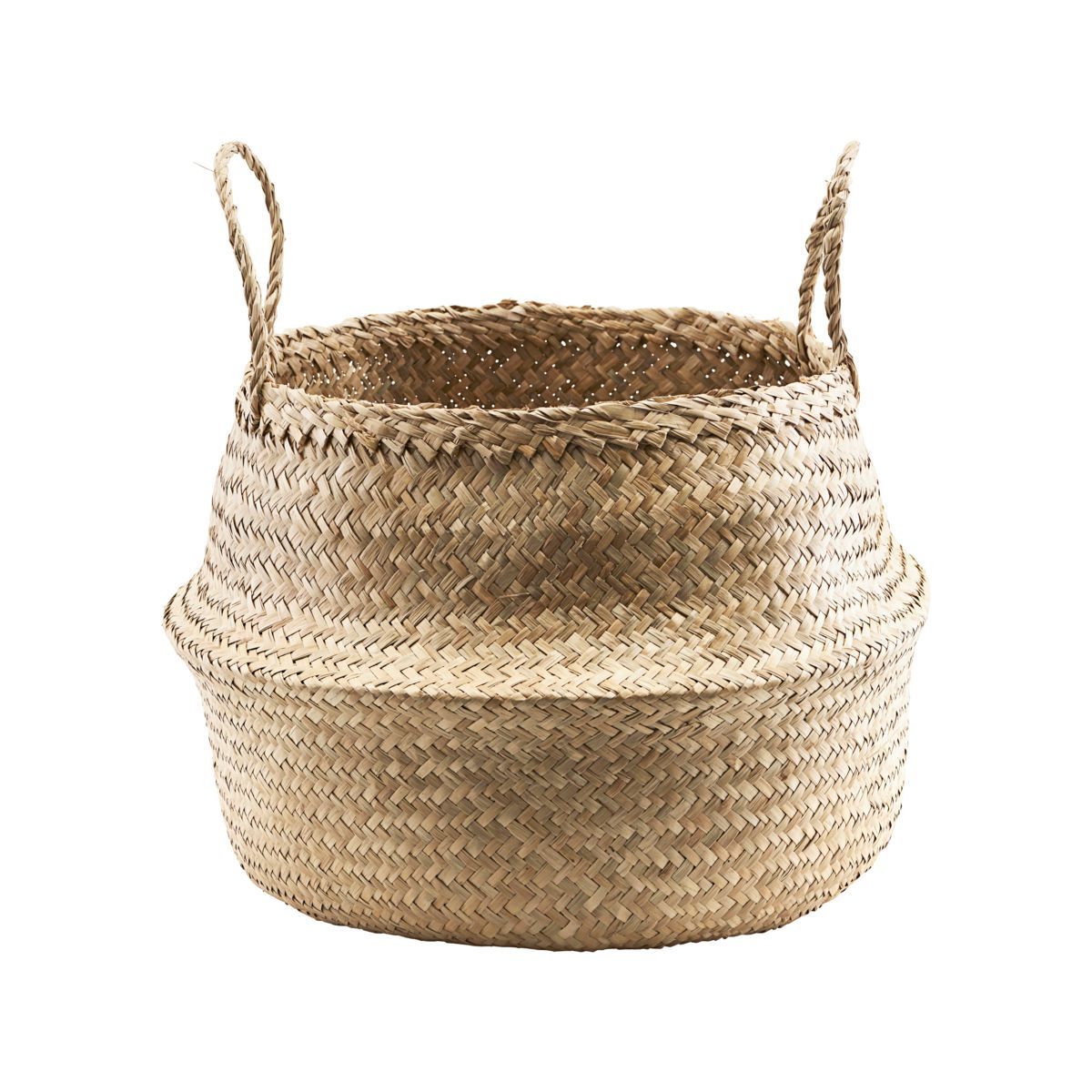 House Doctor Tanger Natural Seagrass Belly Basket Large Size (45cm x h 32cm)
