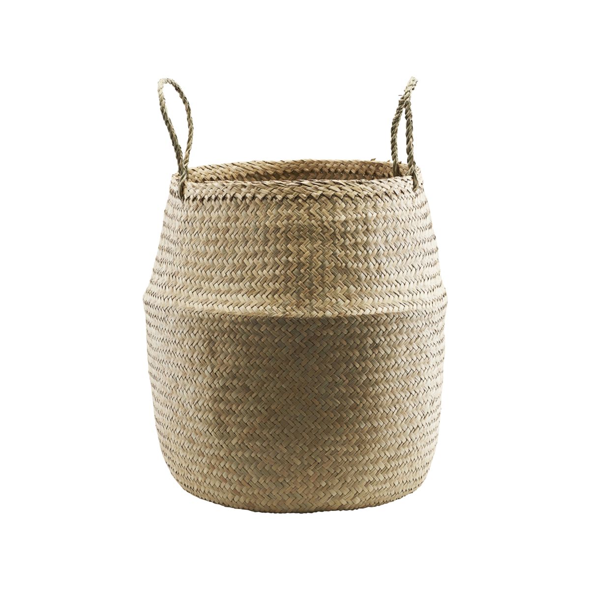 House Doctor Tanger Natural Seagrass Belly Basket Tall Size (42 x h47cm)