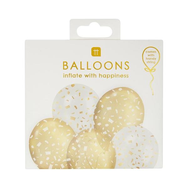 Talking Tables 5 Balloons Gold White