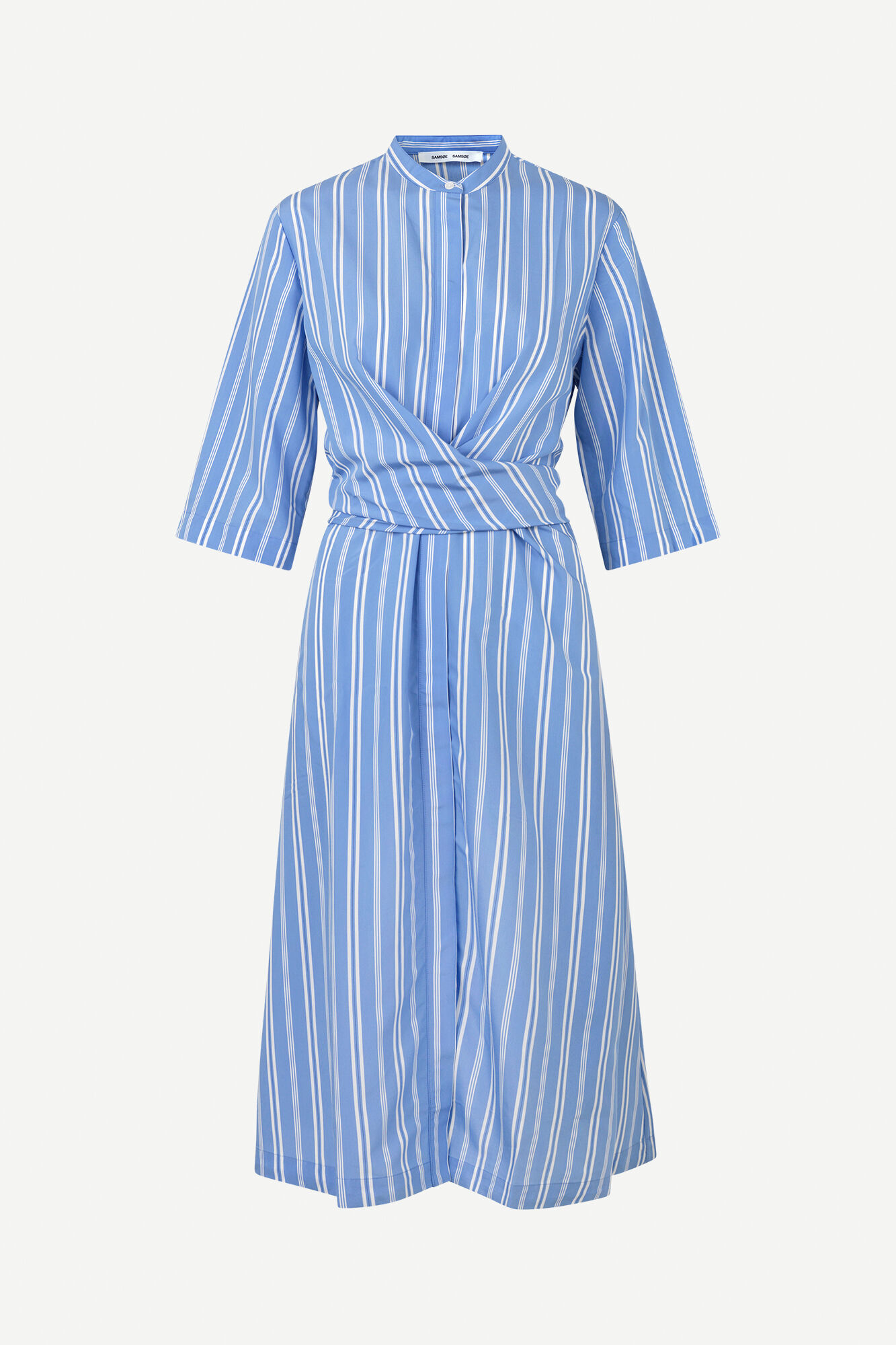SamsoeSamsoe Sylvia Shirt Dress Bold Blue Stripe 