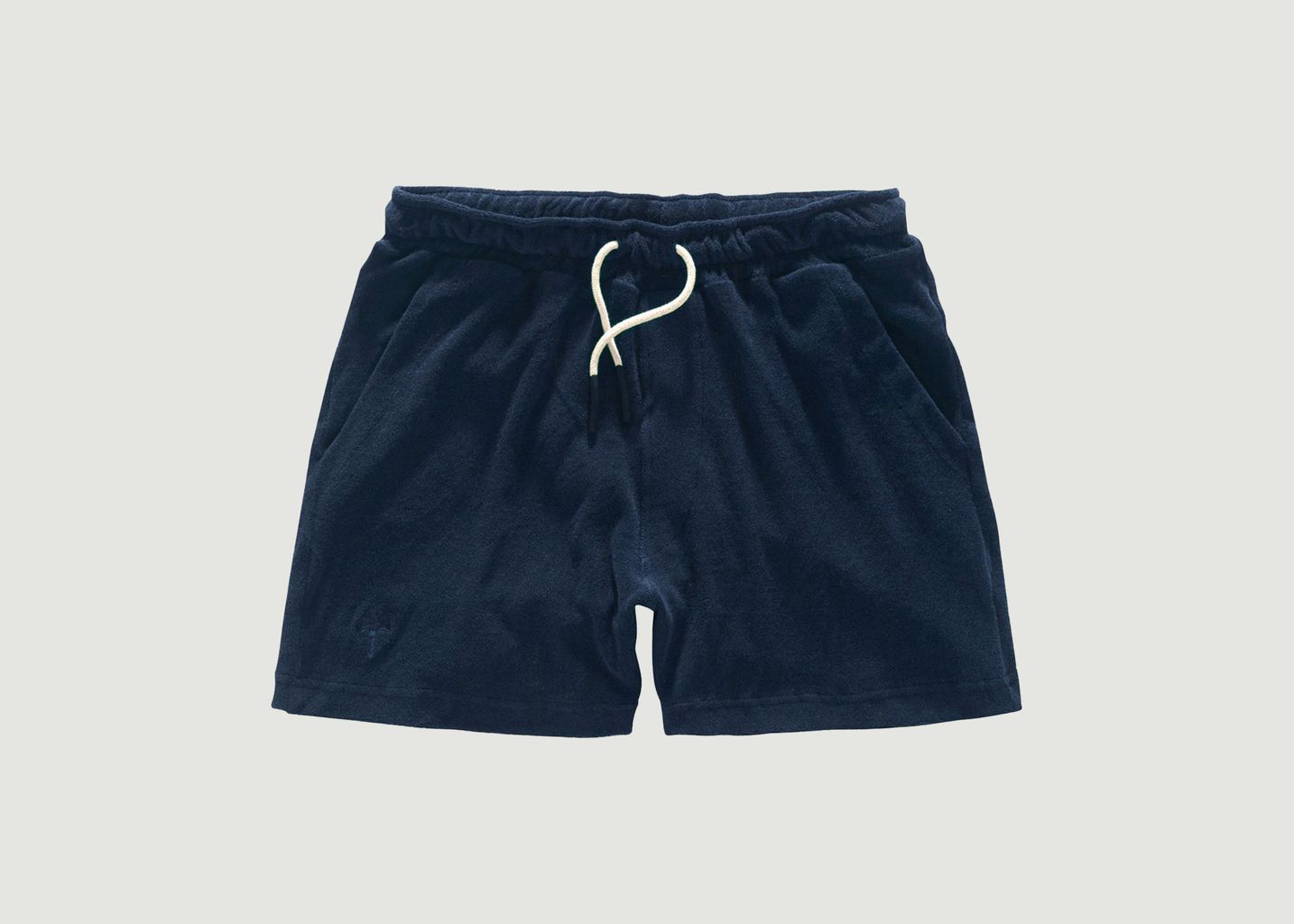 Navy Terry Shorts