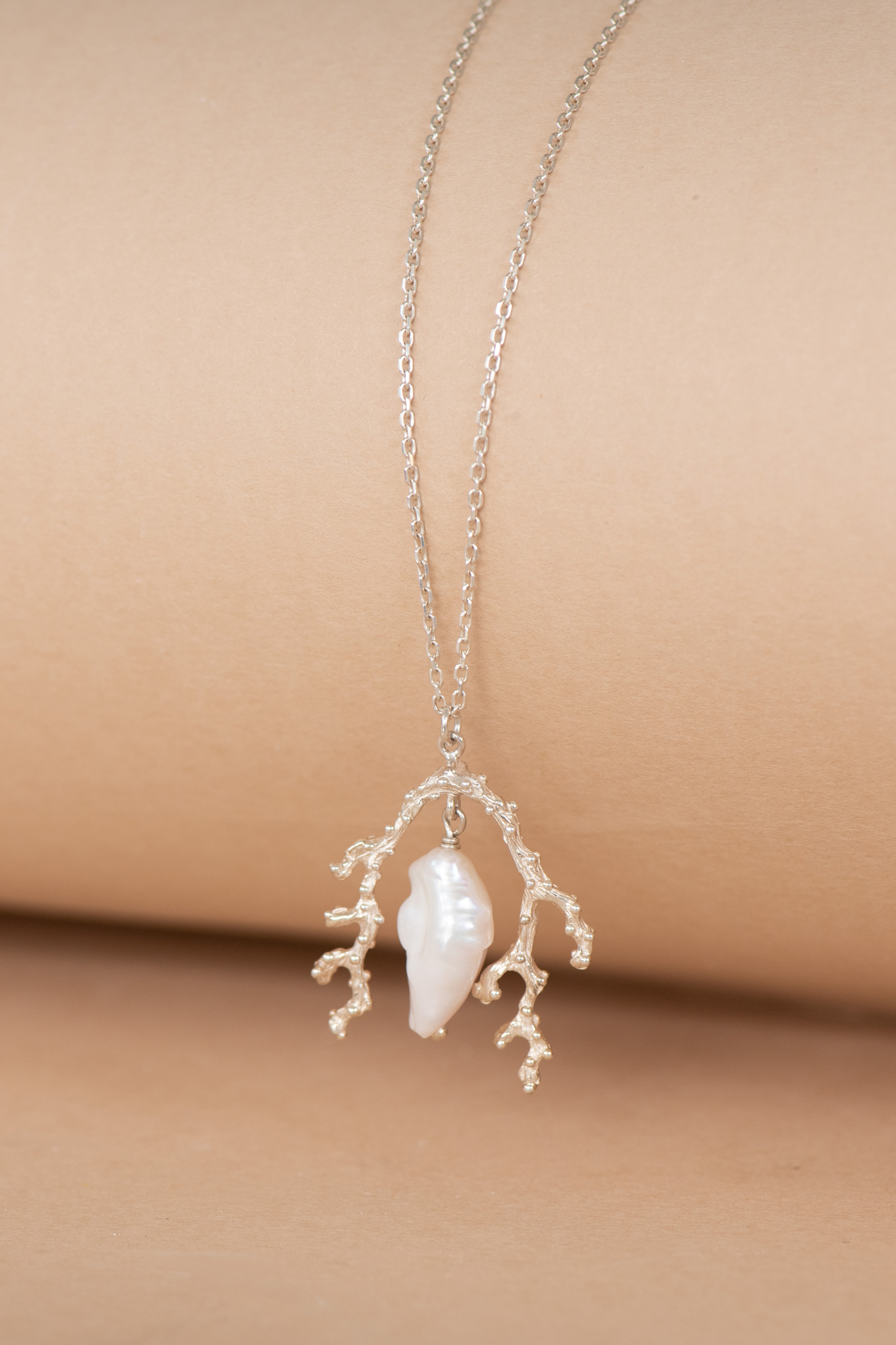 Mutiara Pearl Silver Necklace