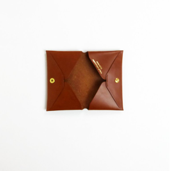 Hoff B Fold Card Case: Brown