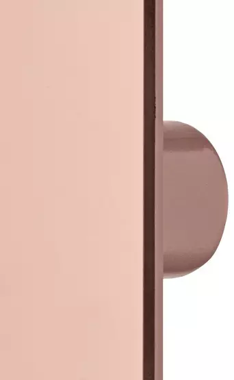 Copper Pink Coat Ovali Hook Mirror