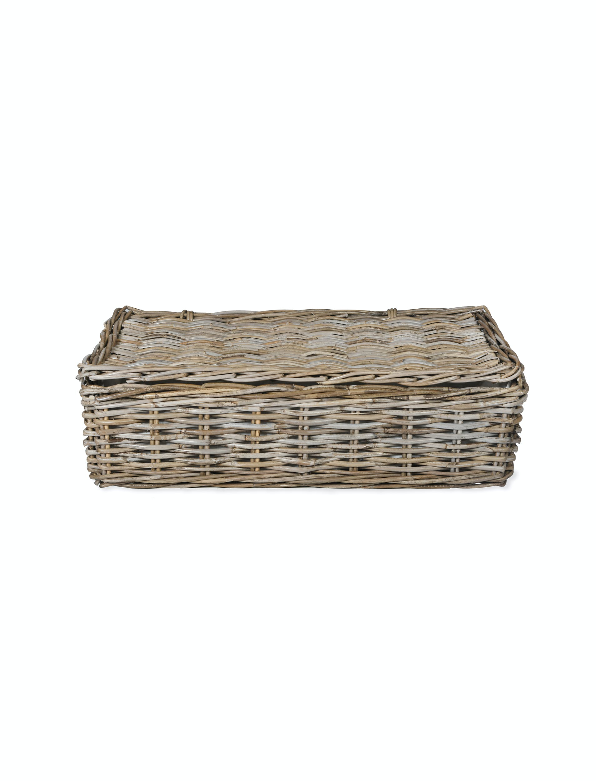 Garden Trading Bembridge Rattan Storage Basket with Lid  - Small