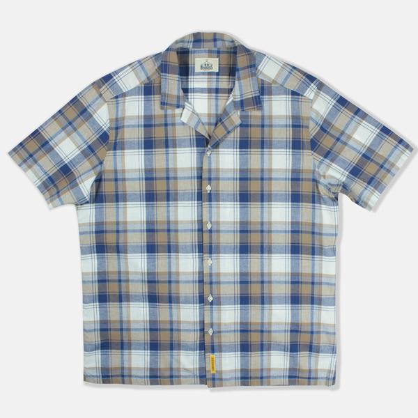 Lhawai Shirt Blue Beige White