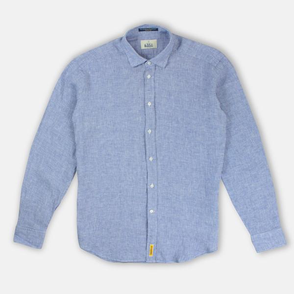 Bradford Shirt Blue Houndstooth