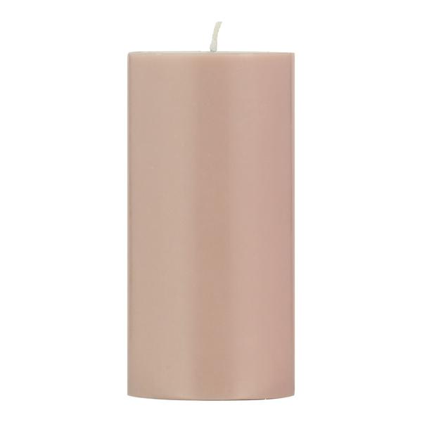 15 Cm Eco Pillar Candle Old Rose