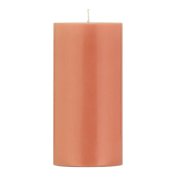15 Cm Eco Pillar Candle Rust