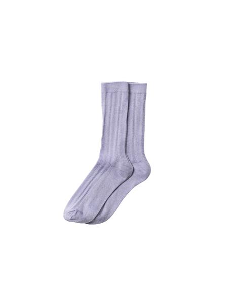 Becksöndergaard Light Grey Melange Socks Dalia Rebel in Grey Womens Clothing Hosiery Socks 