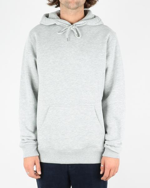 Logic Wallance Hooded Sweat Grey Melange