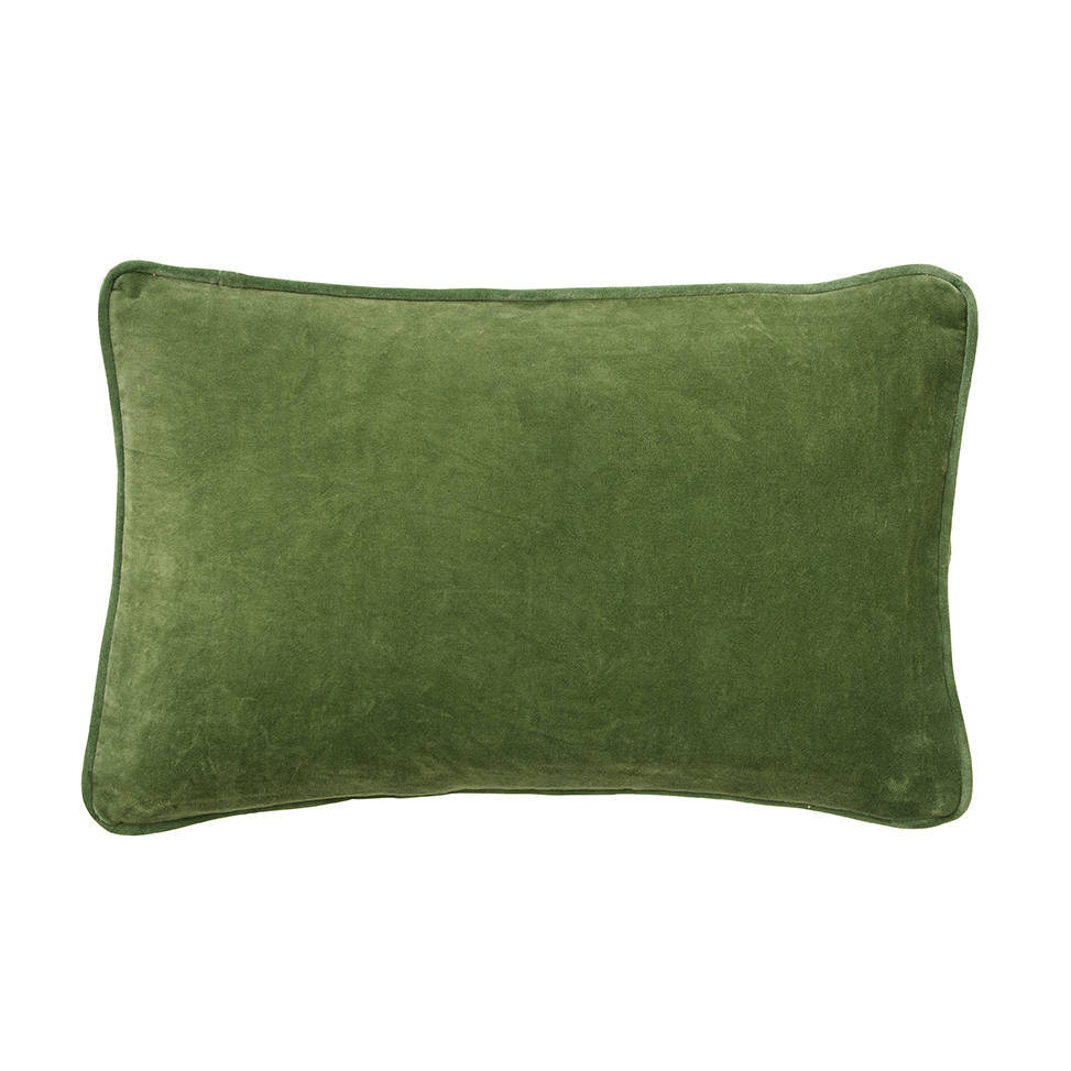 Bungalow DK Cushion Cover 33x50cm Velvet Emerald