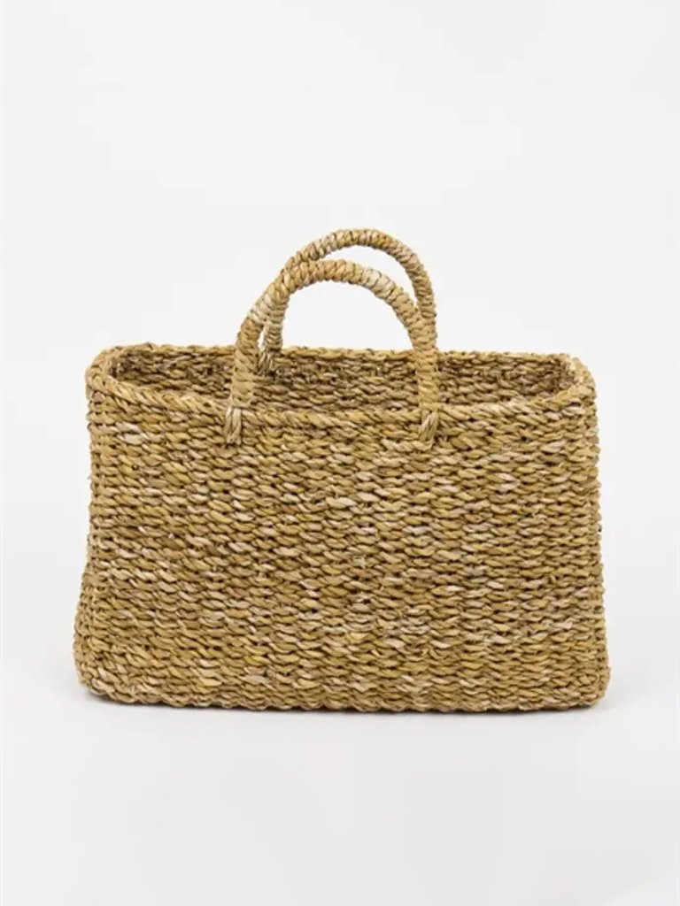Afroart Elsa Basket Bag In Natural