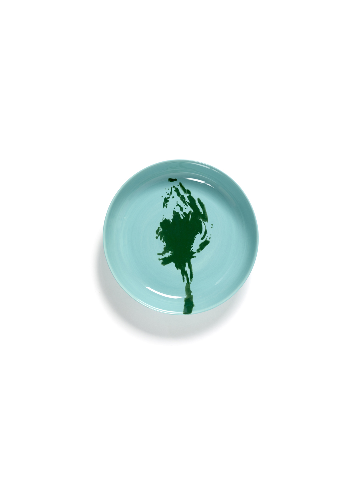 Serax Plate High 22 cm Azure Artichoke Green Feast Ottolenghi