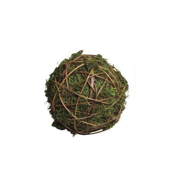 Chic Antique Small Moss Ball with Twigs