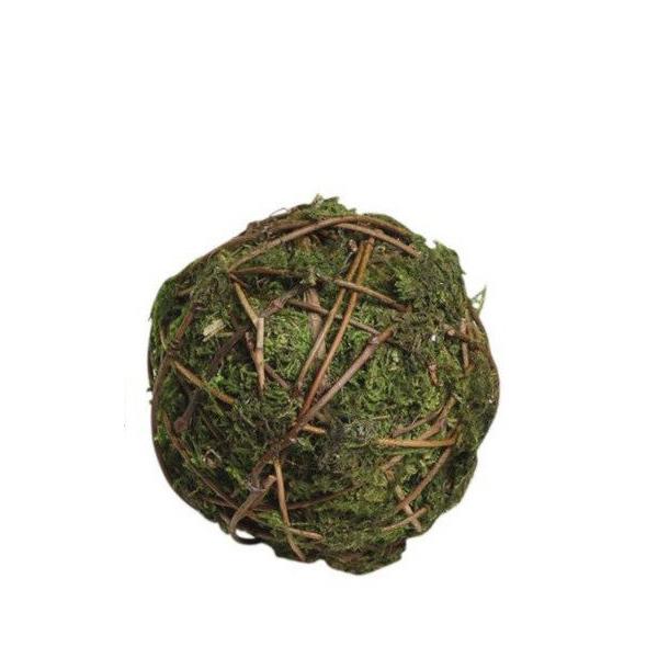 Chic Antique Medium Moss Ball with Twigs