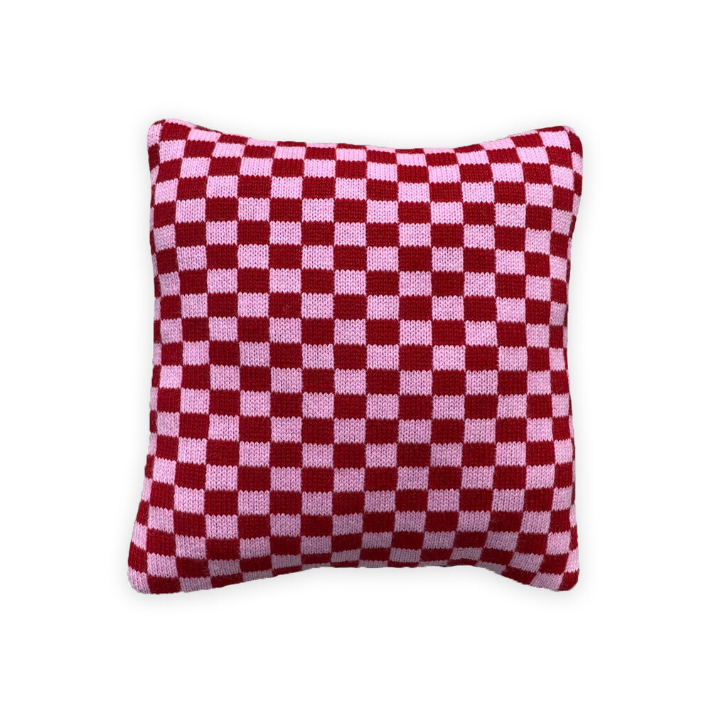 Goods of May Small Pink Red Sidney Cushion