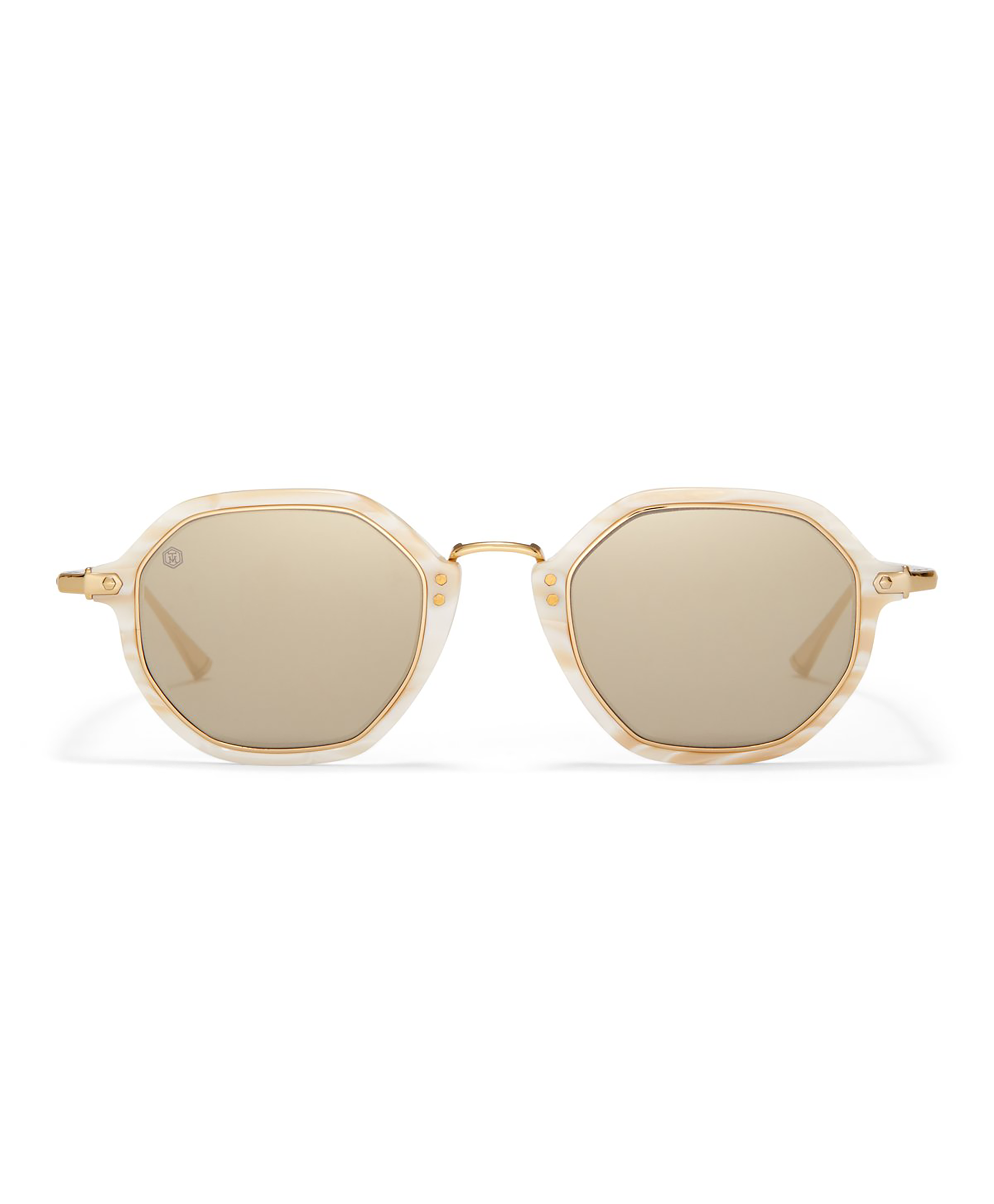 Taylor Morris Ivory Gold Mirror Westbourne Sunglasses