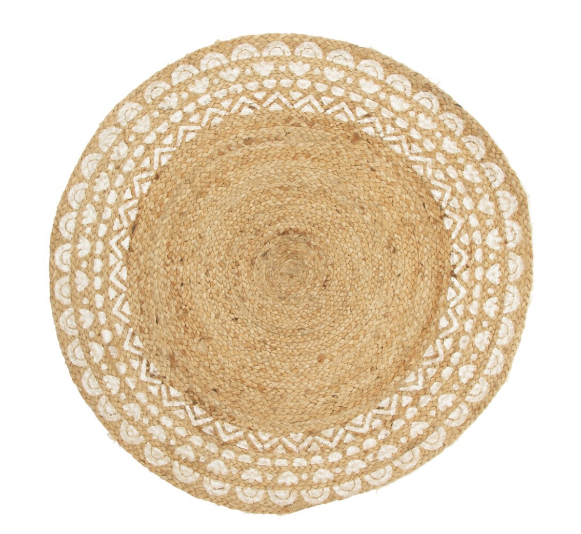 Round Natural Jute Rug