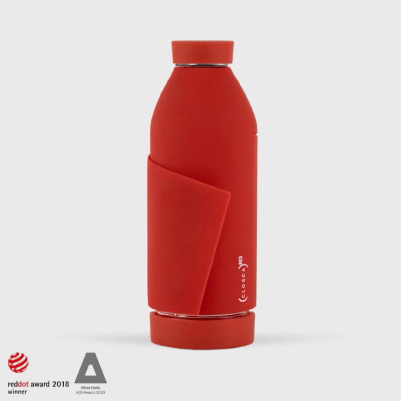 Closca Water Bottle Red Special Edition