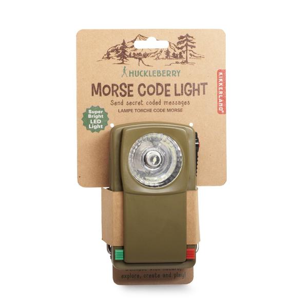 Kikkerland Design Huckleberry Morse Code Light
