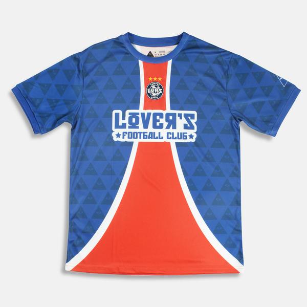 City Of Love Football Shirt Blue Red