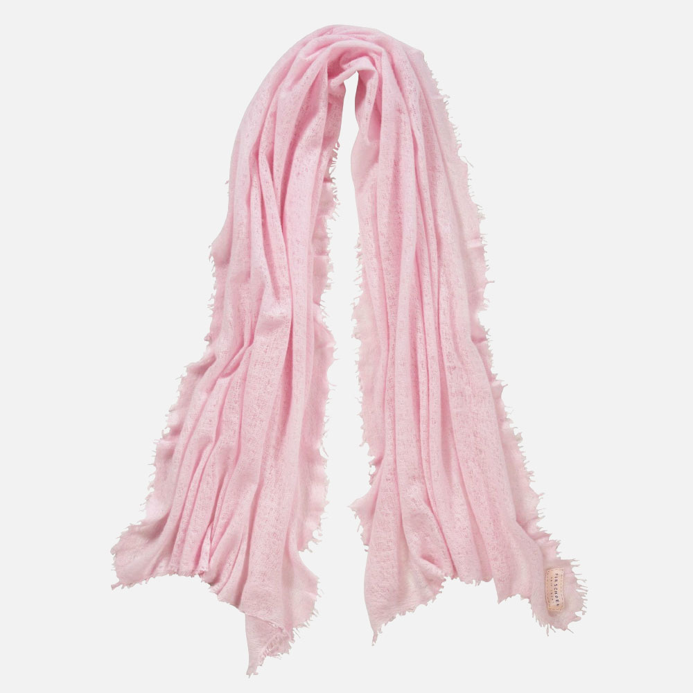Pur Schoen Hand Felted Cashmere Soft Scarf  Rose + Gift