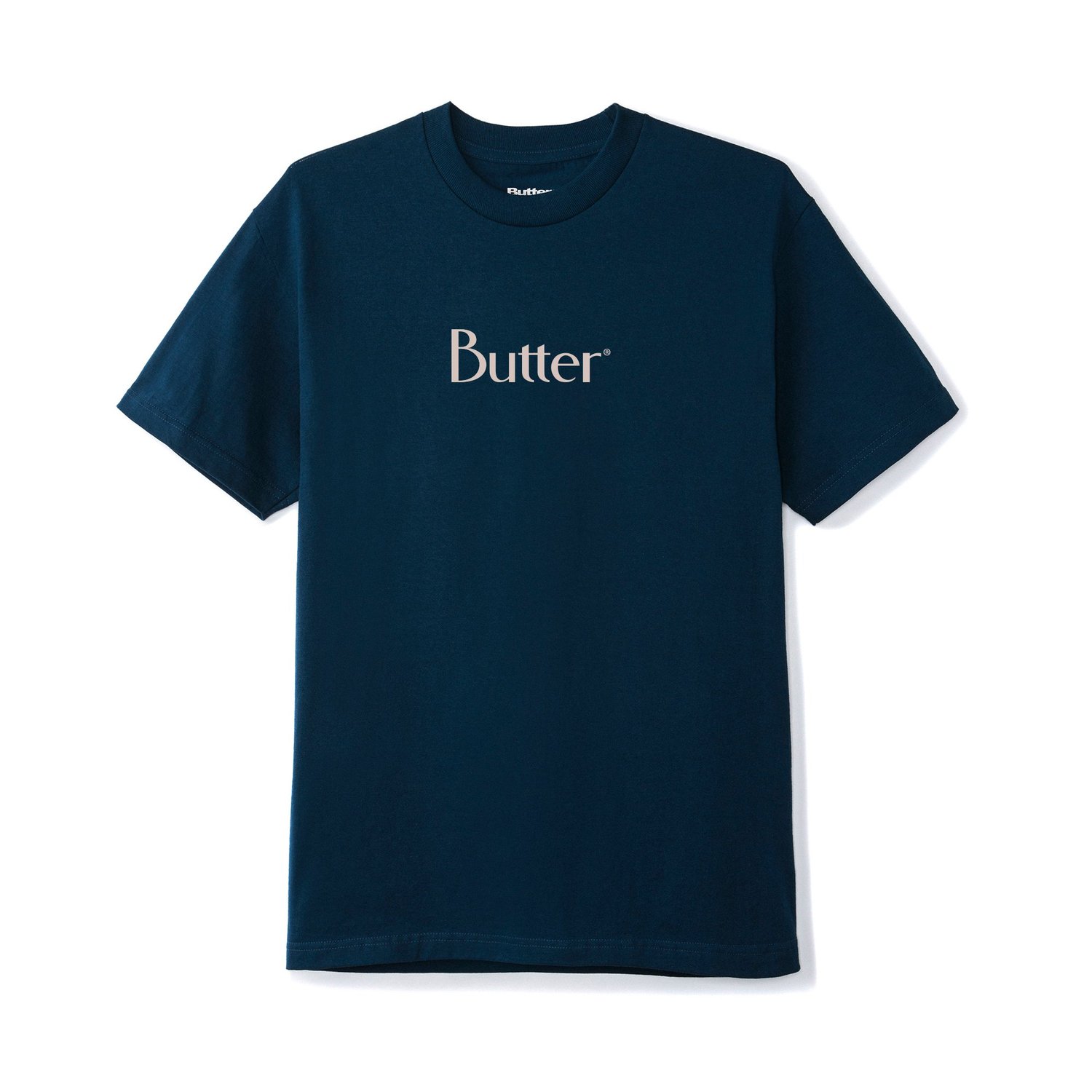 Butter Goods Classic Logo T-Shirt - Navy