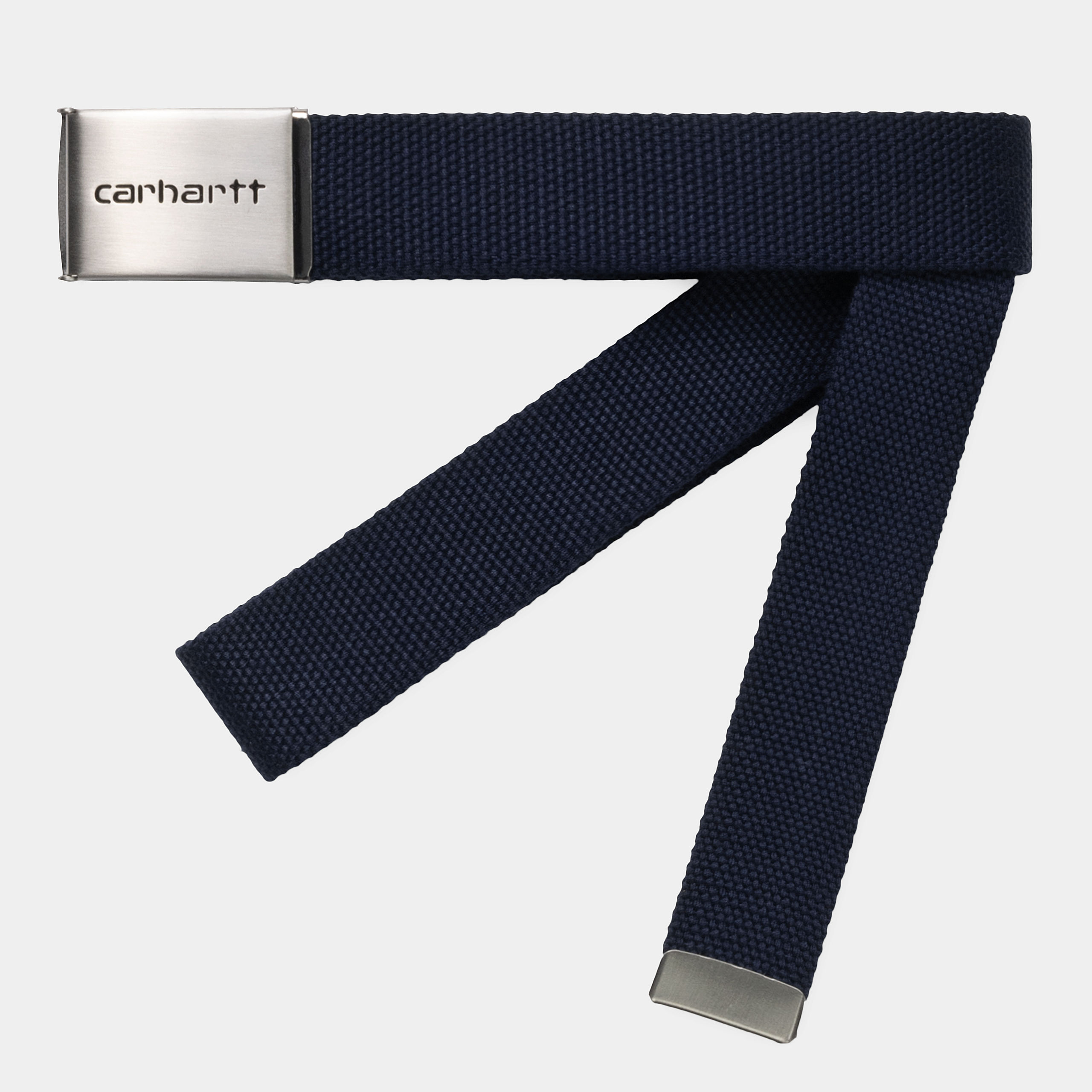 Carhartt Clip Belt Chrome - Dark Navy