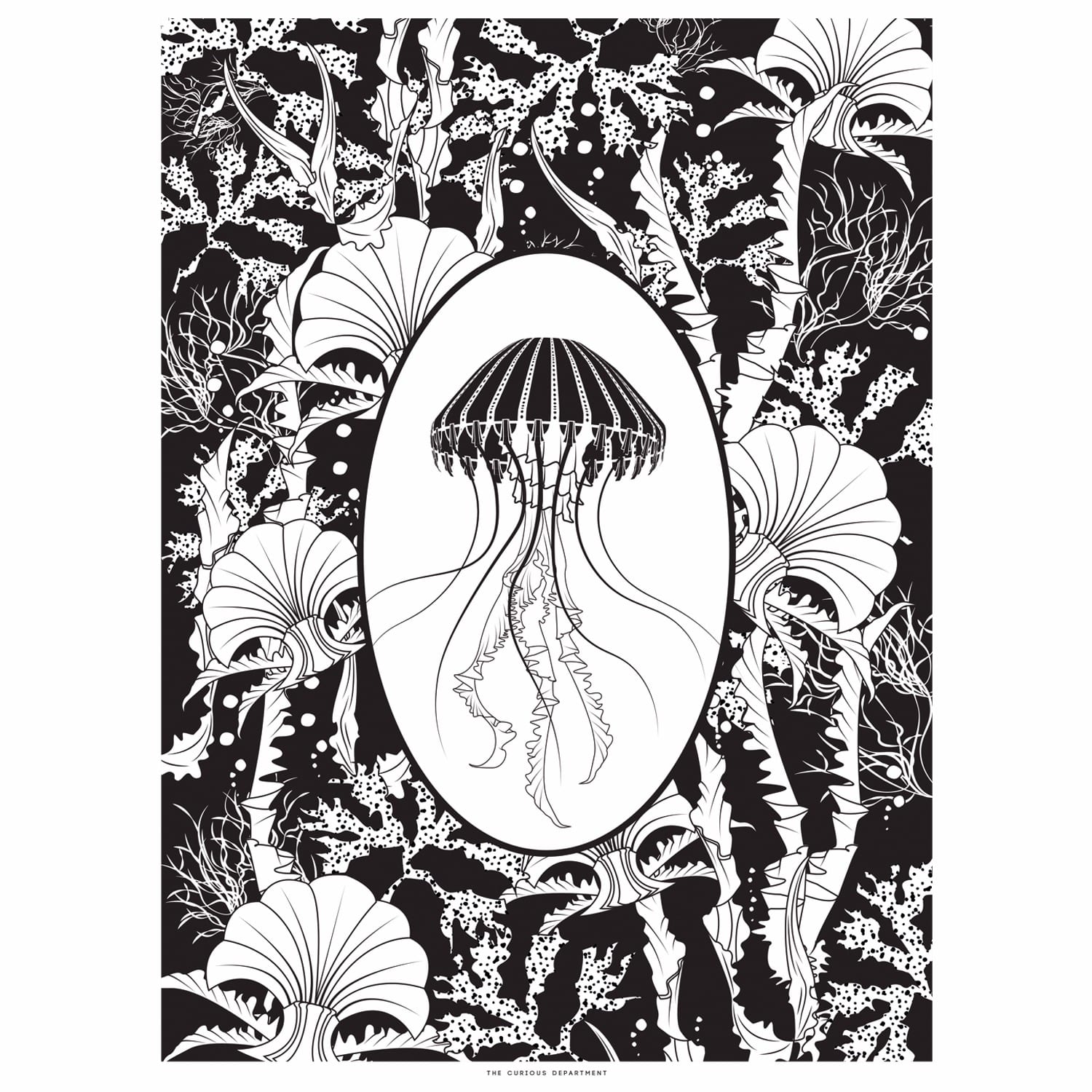 The Curious Department Elemental Jellyfish Print
