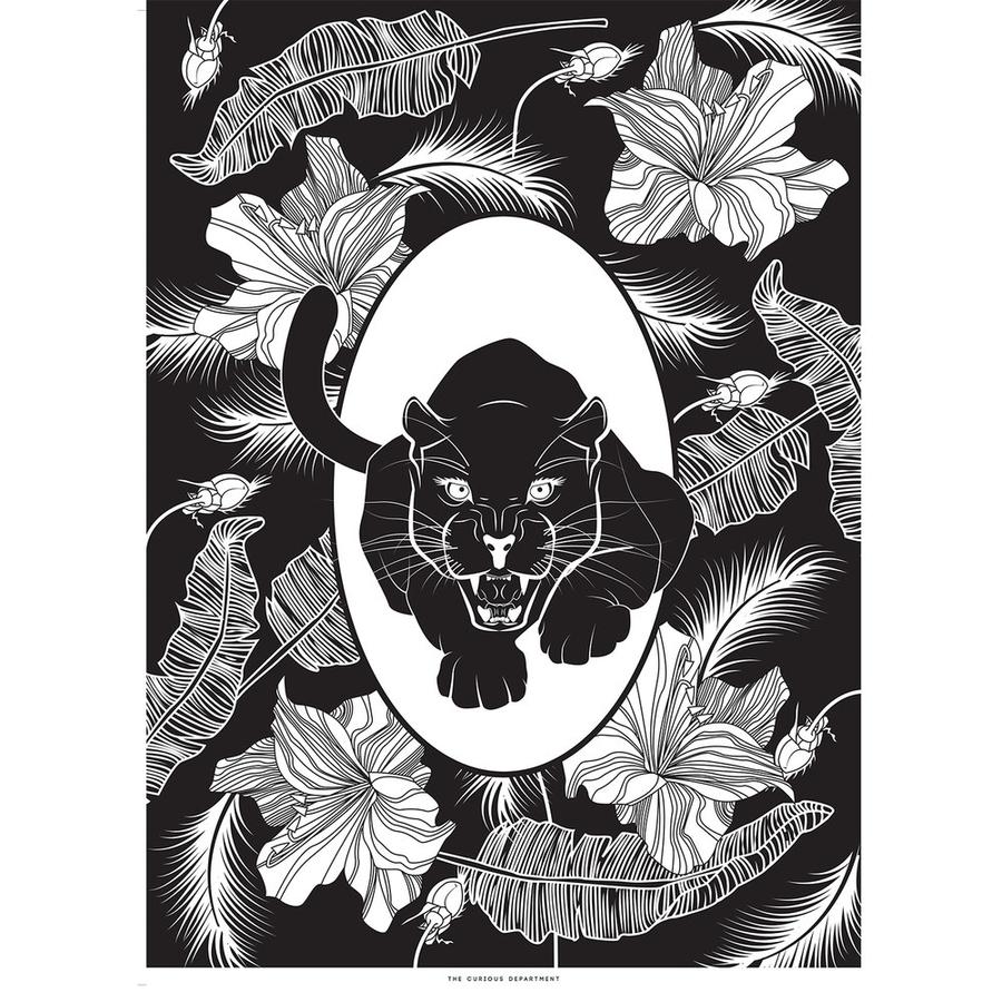 The Curious Department Elemental Panther Print
