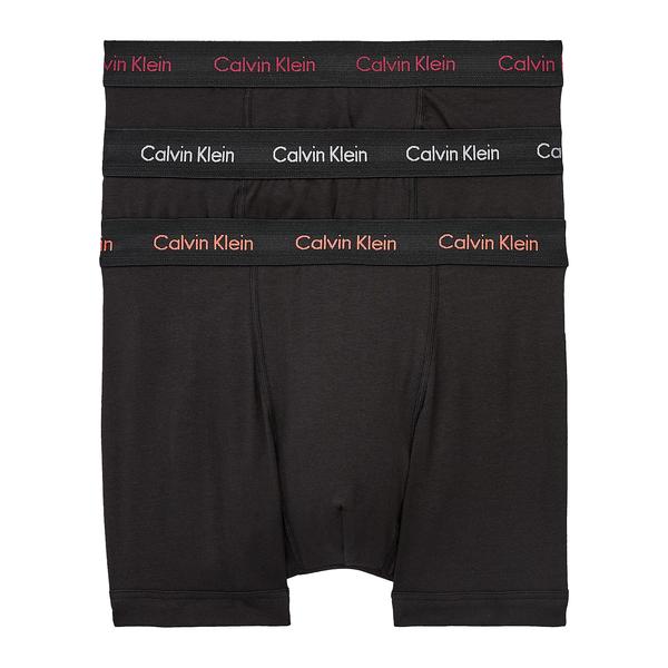 Cotton Stretch Trunks Bright Red Pewter Winterberry Logo