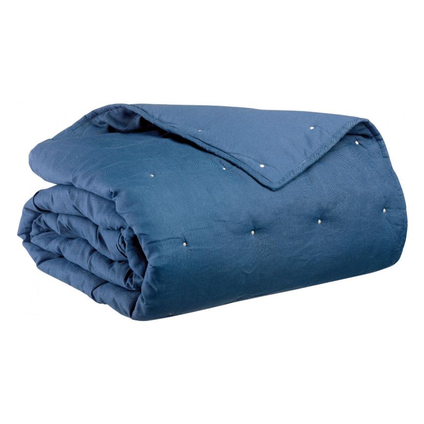 Vivaraise Zeff Stonewashed Linen Bed Cover, Touareg. 180x260cm