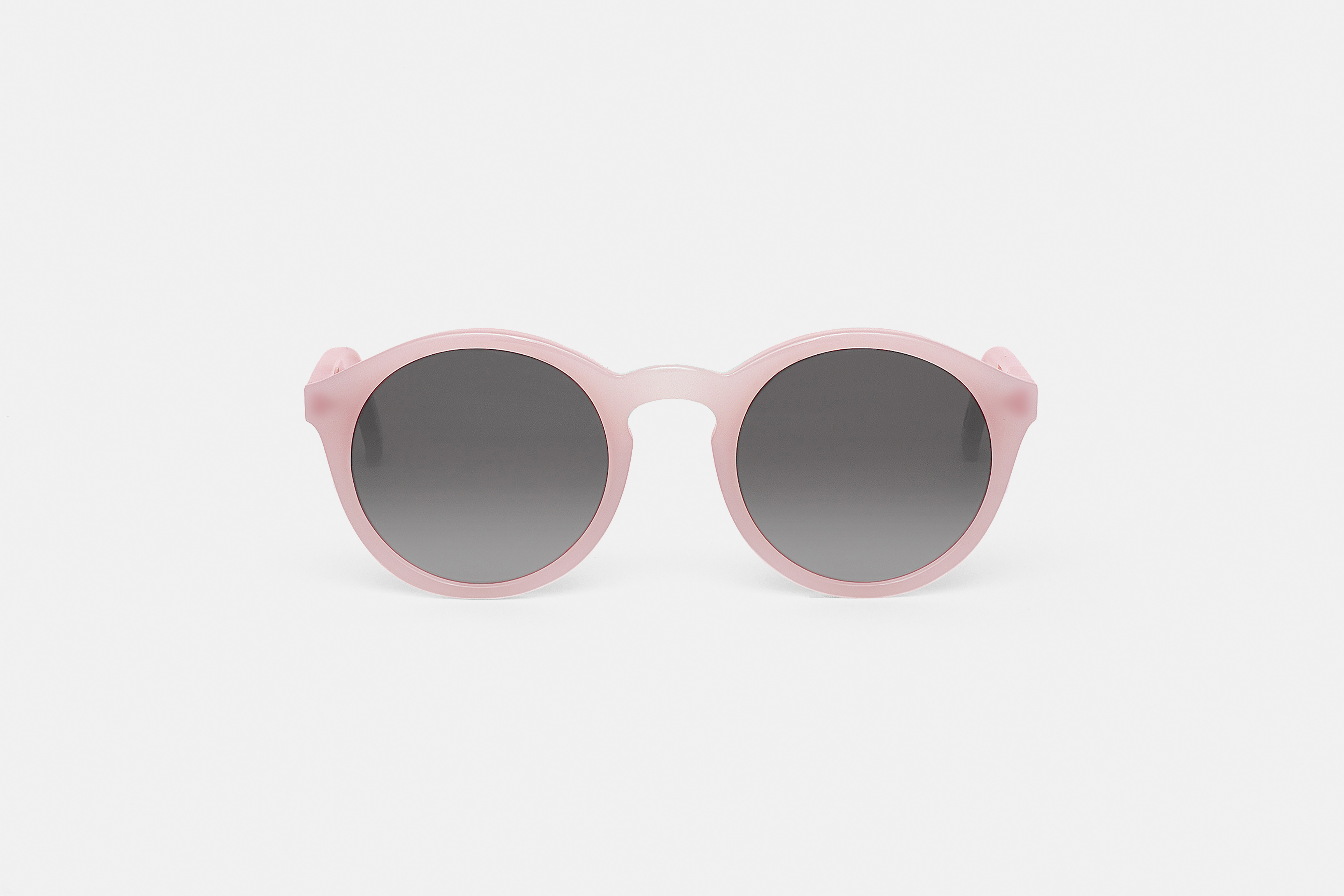 Monokel Eyewear Barstow Clear Pink / Grey Gradient Lens Sunglasses