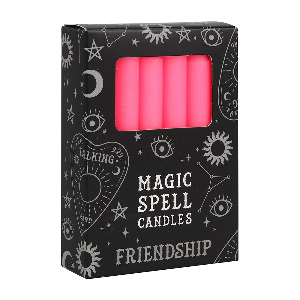 &Quirky Pack Of 12 Friendship Spell Candles