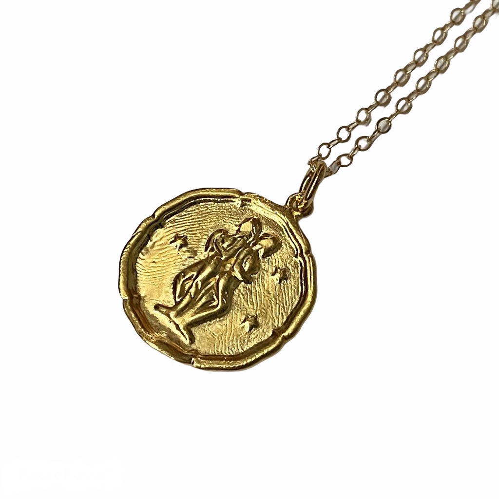 Gemini Gold Necklace Star Sign