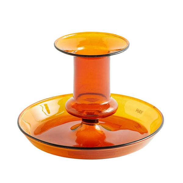 Flare Amber Candleholder