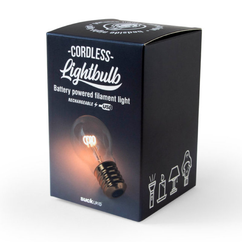 Suck UK Cordless Rechargeable Lightbulb