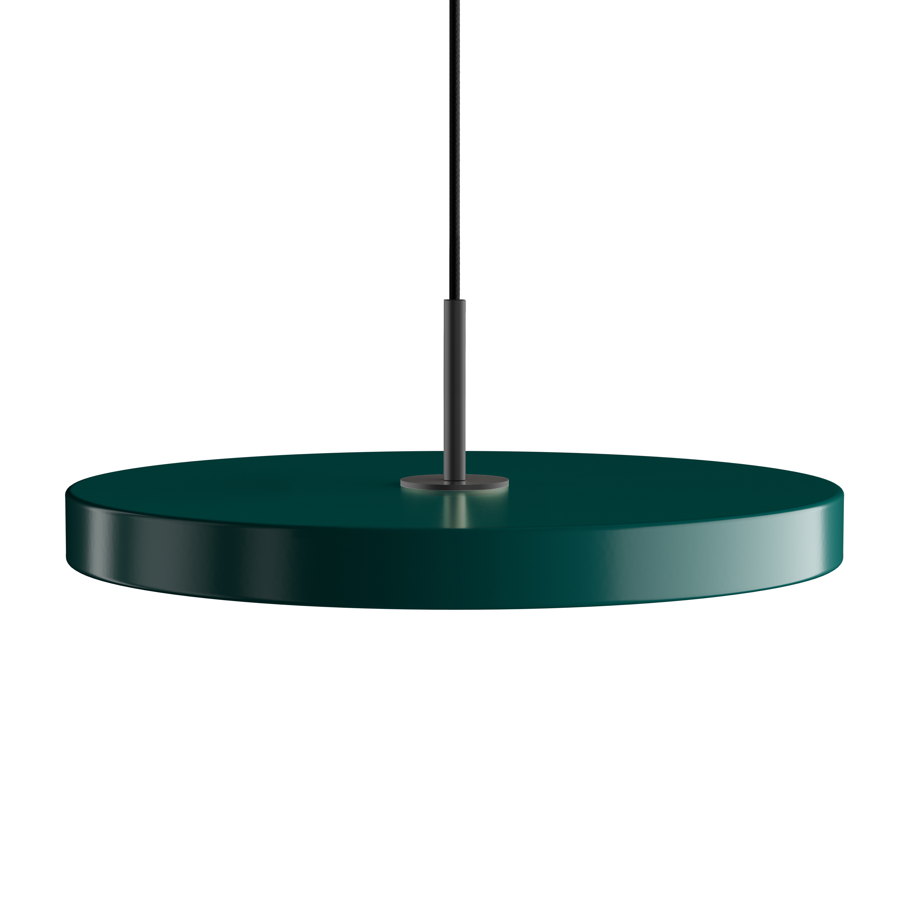 UMAGE Forest Green Asteria Pendant Light with Black Detail