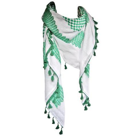 Kufiya Green White