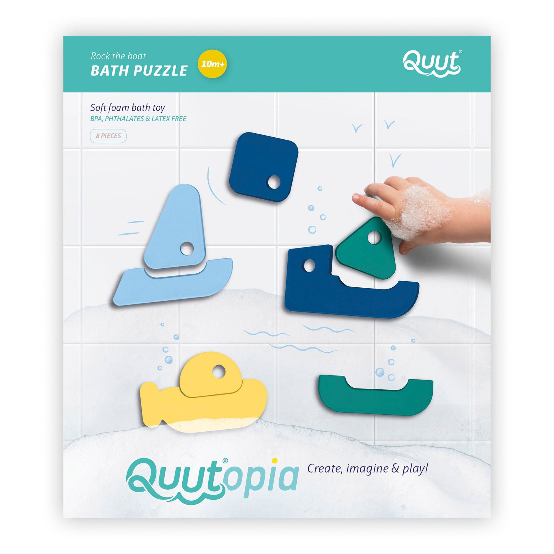 Quutopia Rock The Boat Bath Puzzle